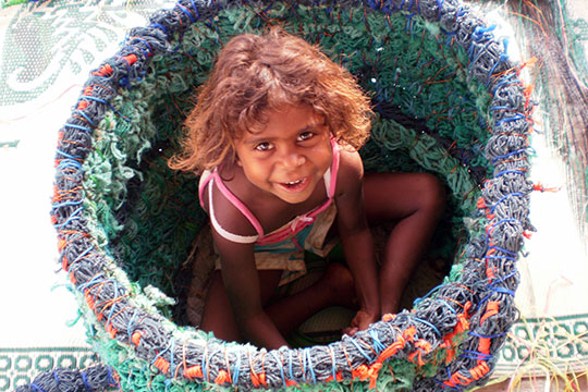 WWF Earth Hour Creative Arts Award winner 2012, Ghost Nets Australia © Sue Ryan
